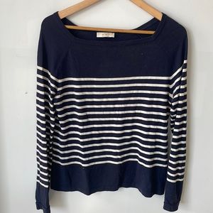 Classic French Breton sweater with cashmere
